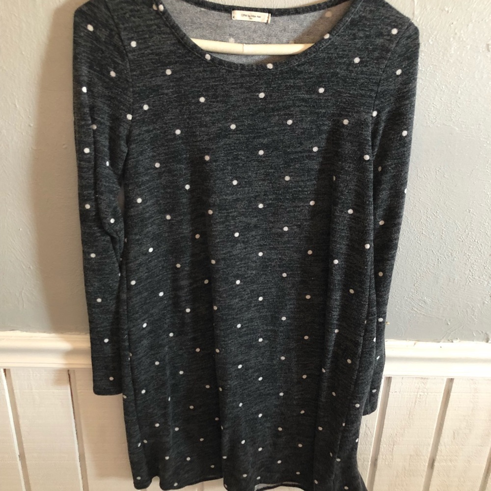 Charcoal gray dress/tunic